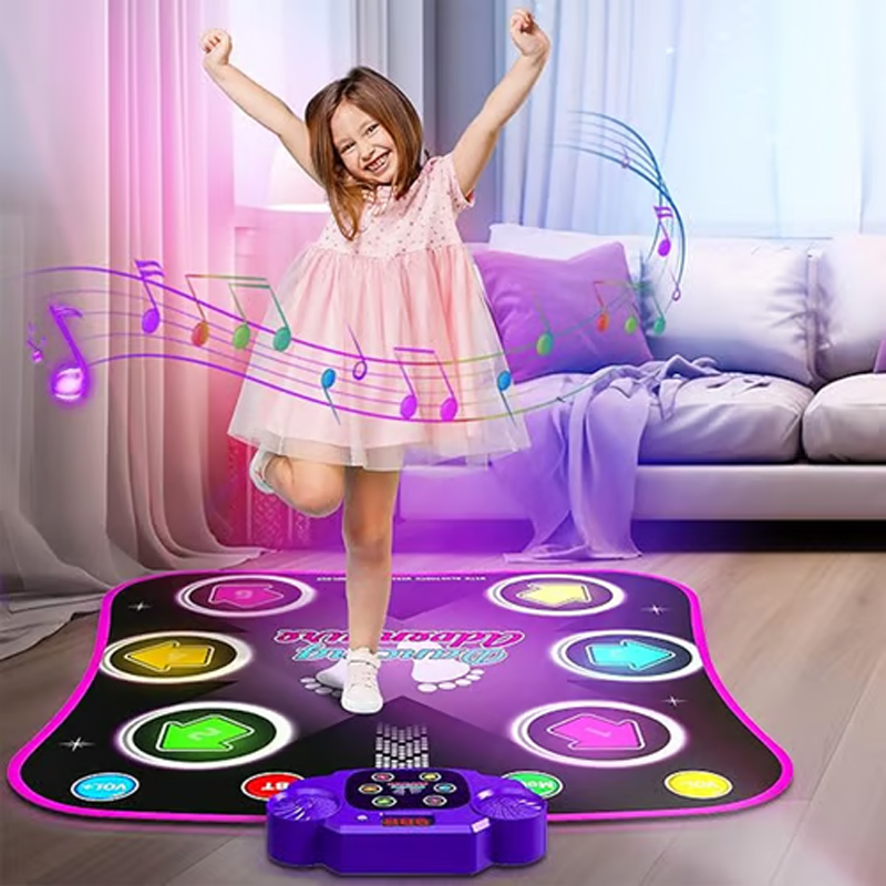 Ljusstyrande elektronisk dansmatta med Bluetooth