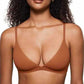 💞 Nyhet – 50% rabatt! 💥 Trådlös trekants-bralette med mjukt geléstöd för kvinnor