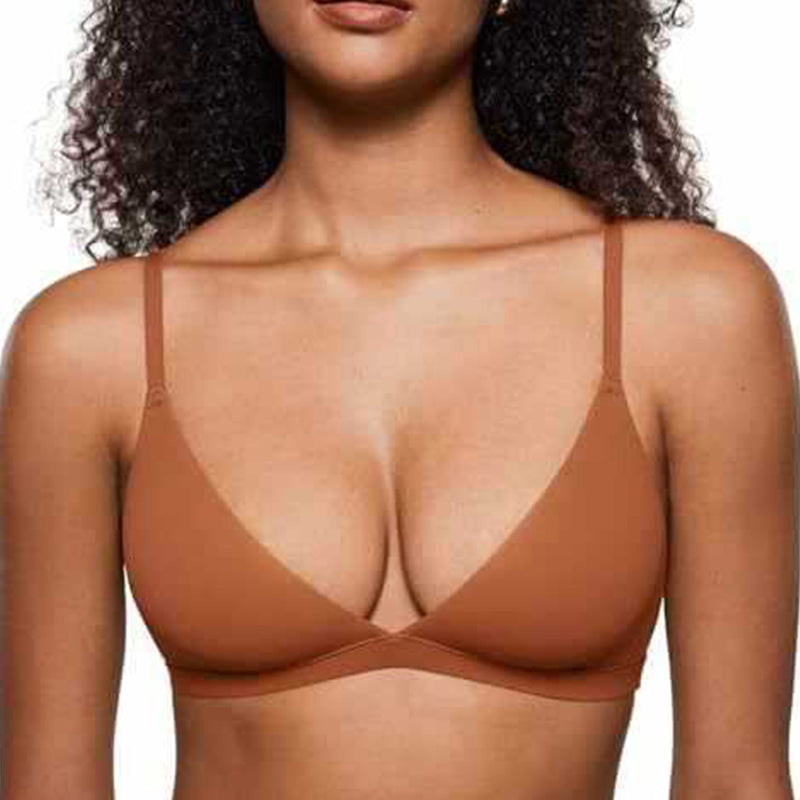 💞 Nyhet – 50% rabatt! 💥 Trådlös trekants-bralette med mjukt geléstöd för kvinnor