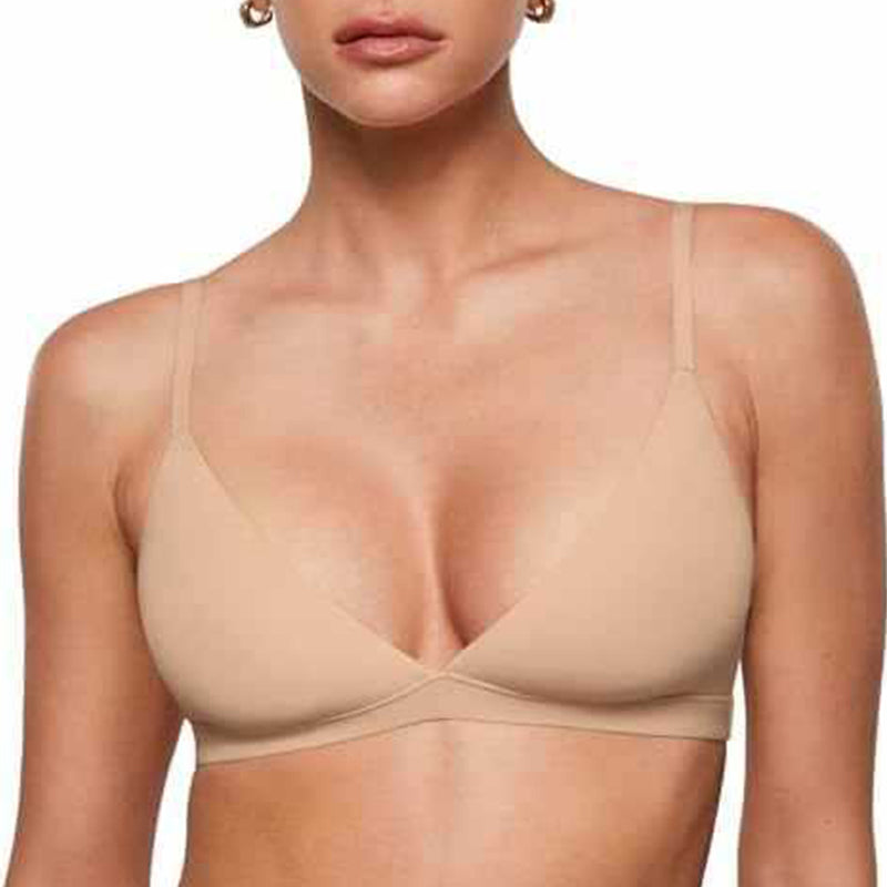 💞 Nyhet – 50% rabatt! 💥 Trådlös trekants-bralette med mjukt geléstöd för kvinnor