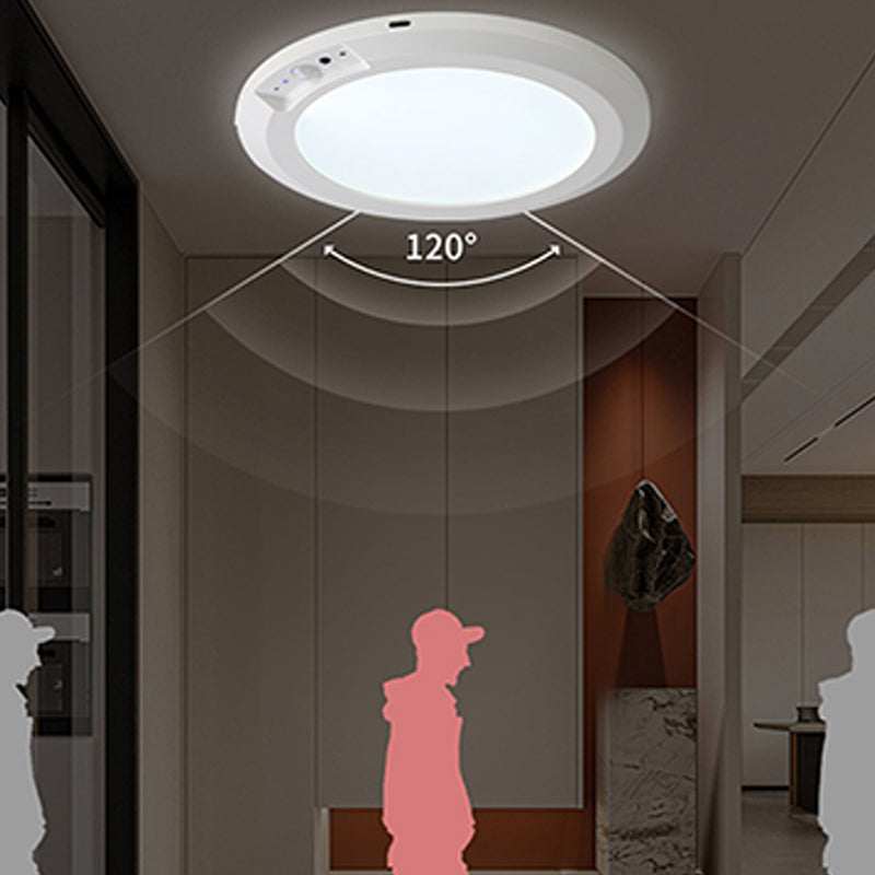 Magnetisk rörelsedetektor taklampa med fjärrkontroll – trådlös, enkel montering och smart belysning!✨💡