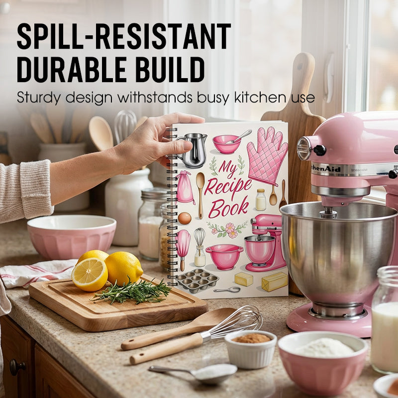 104 ark anteckningsbok för recept