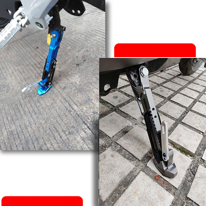 Universellt justerbart sidostöd för motorcykel
