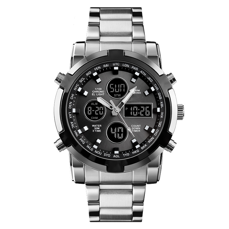 ⌚Vattentäta Militärklockor för Män – Analog-Digital, Slitstark & Funktionell Design för Outdoor🏕️