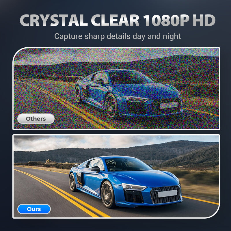 4-kanals bilkamera med WiFi och mörkerseende