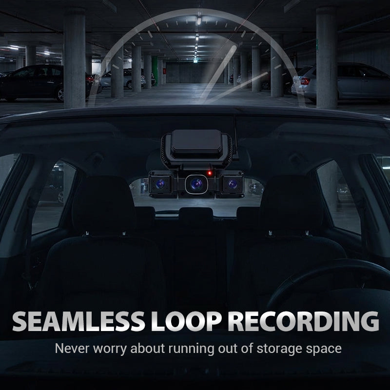 4-kanals bilkamera med WiFi och mörkerseende