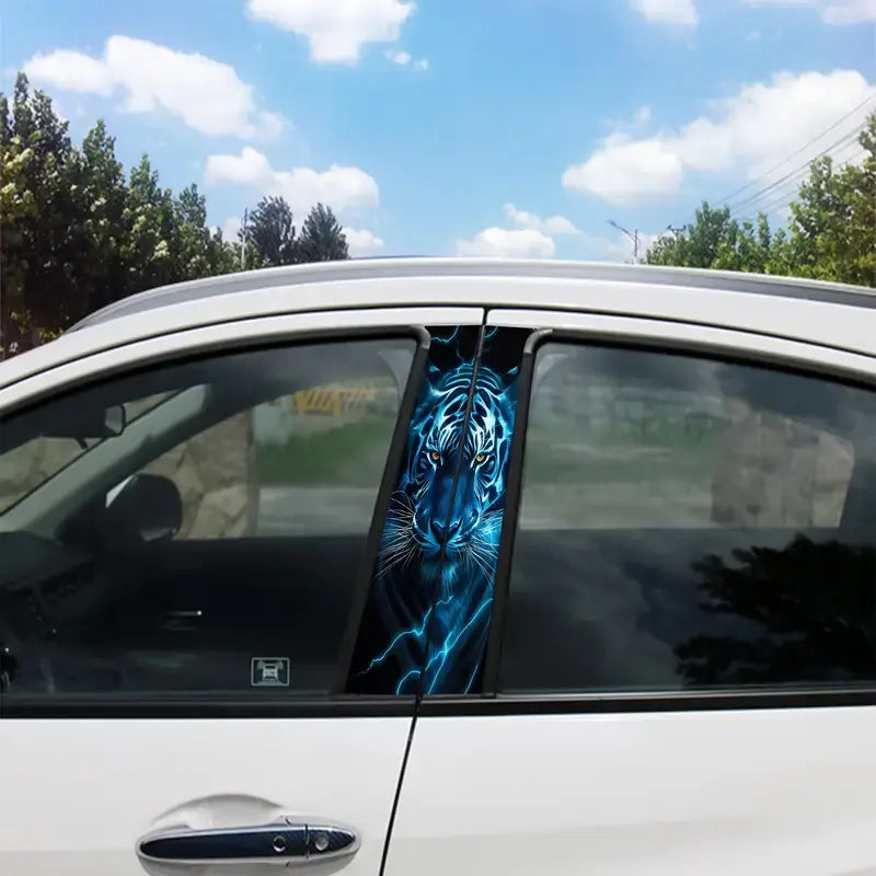 Repskydd för B-stolpen 🚗 Skyddar mot repor på nyckelfärdiga fordon + HD-design + UV-skydd. Du kan applicera det själv och få din gamla bil att se ny ut! 🎨
