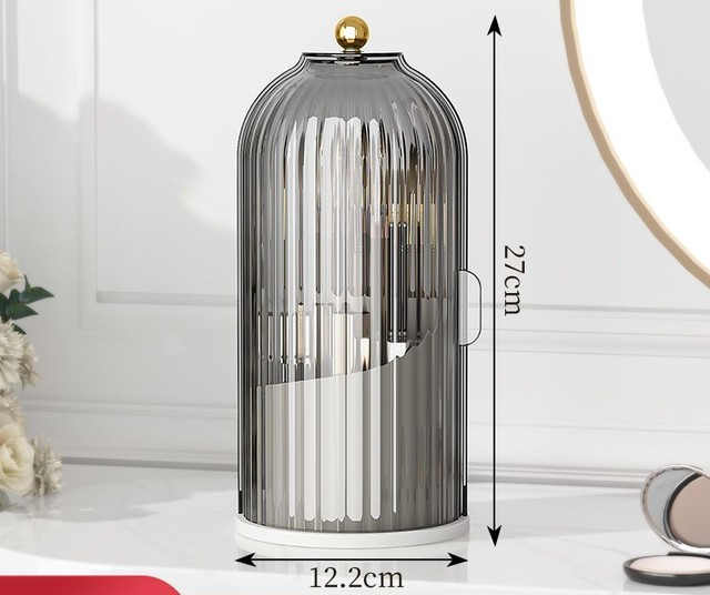 🏡 50% RABATT ✨ | Tandborstförvaring med Skjutlock – 3 Fack & 360° Roterbar