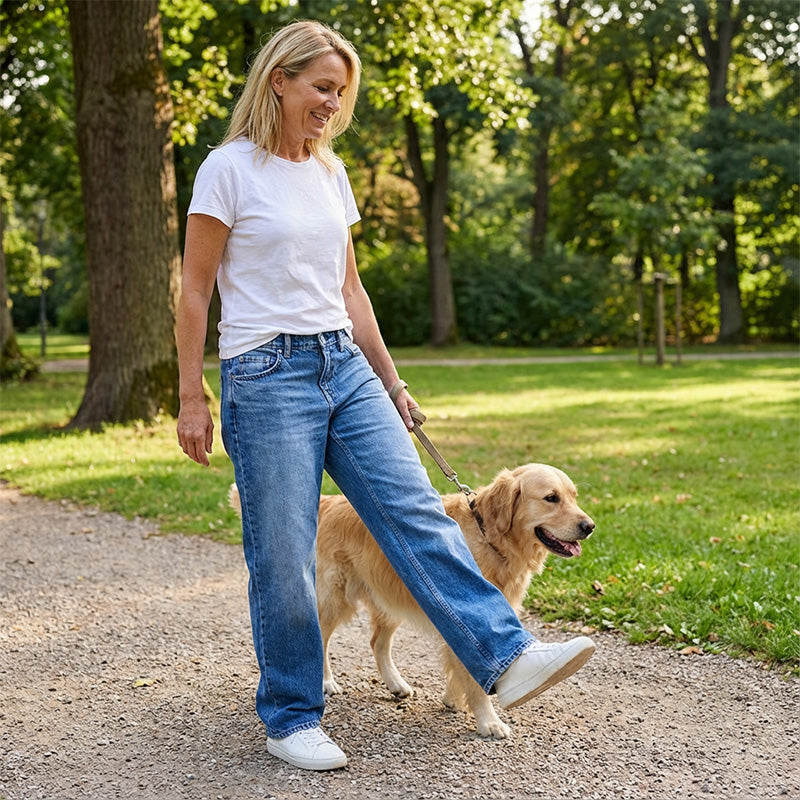 Lättillverkad Chic Slapppassande Vida Ben Jeans – Gradientvättad, Högkvalitativt Jeansmaterial & Komfort Hela Dagen