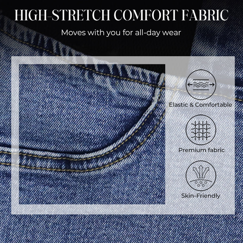 🔥Högmidjade stretchiga flare-jeans för damer