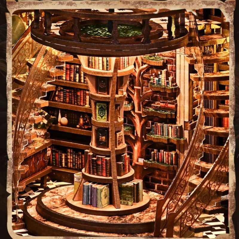 3D Handgjort monteringskit för bokhylla