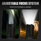 Uppladdningsbar P50 LED-ficklampa med justerbar zoom