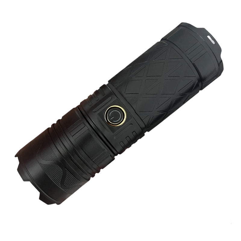 Uppladdningsbar P50 LED-ficklampa med justerbar zoom