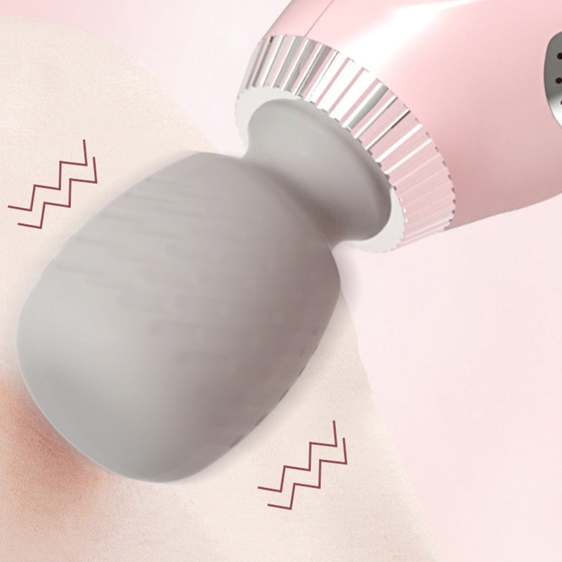 Bärbar handhållen massageapparat – USB-uppladdningsbar med högfrekvent vibrationsmotor