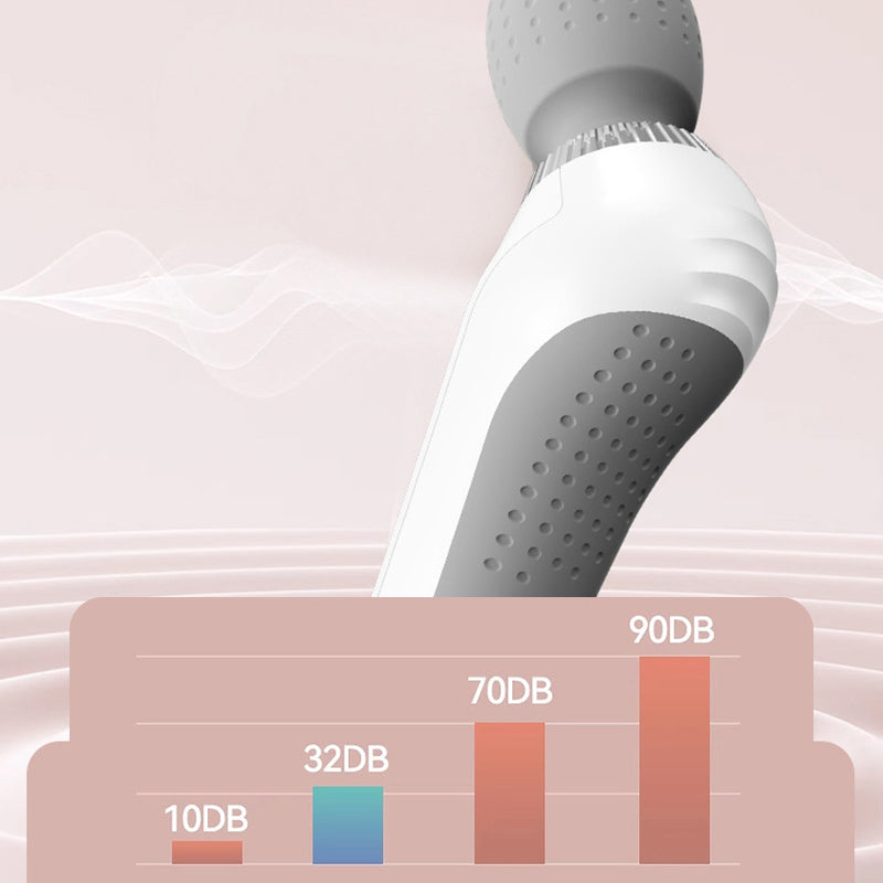 Bärbar handhållen massageapparat – USB-uppladdningsbar med högfrekvent vibrationsmotor