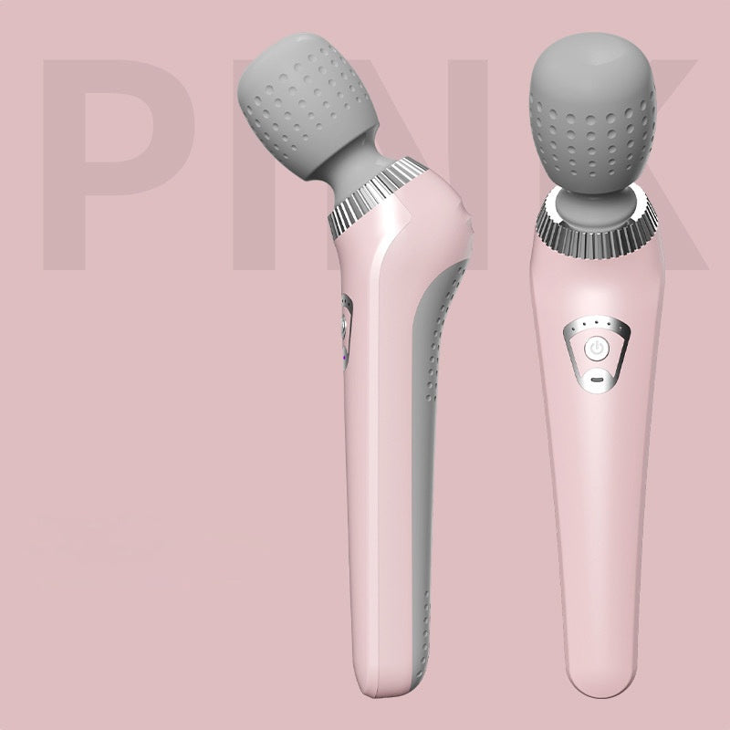 Bärbar handhållen massageapparat – USB-uppladdningsbar med högfrekvent vibrationsmotor
