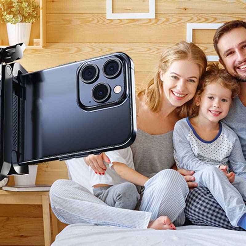 Utdragbart selfie-stativ med trådlös fjärrkontroll
