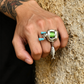 Miniature Fishing Reel Pendant Necklace