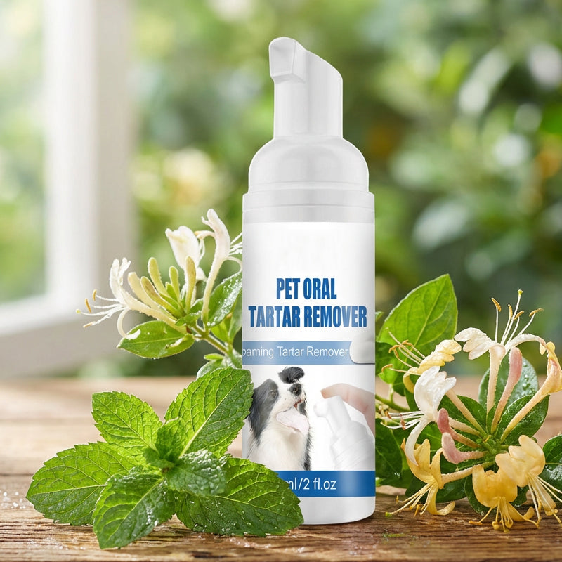 🐾 KÖP 2 FÅ 1 GRATIS! ✨ Skummande tandstensborttagare för husdjur