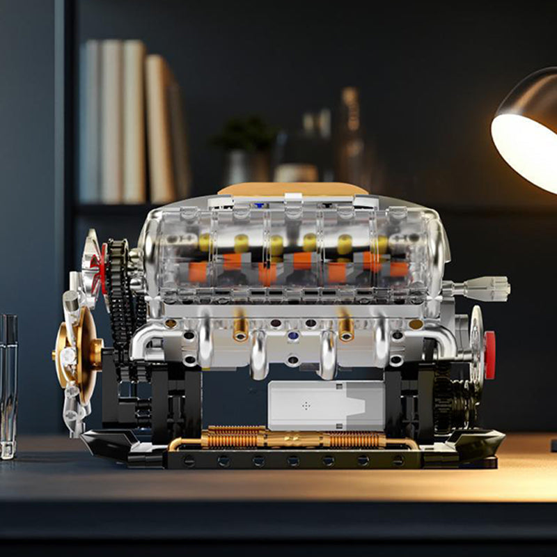 Motormodell byggblocksset