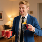 Mugg med humoristisk bromsdesign