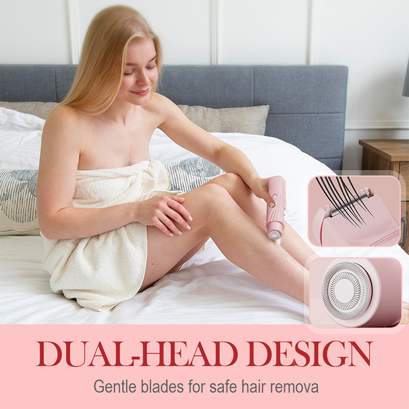 🔥HET REA🔥Bärbar elektrisk epilator med dubbla huvuden🍑