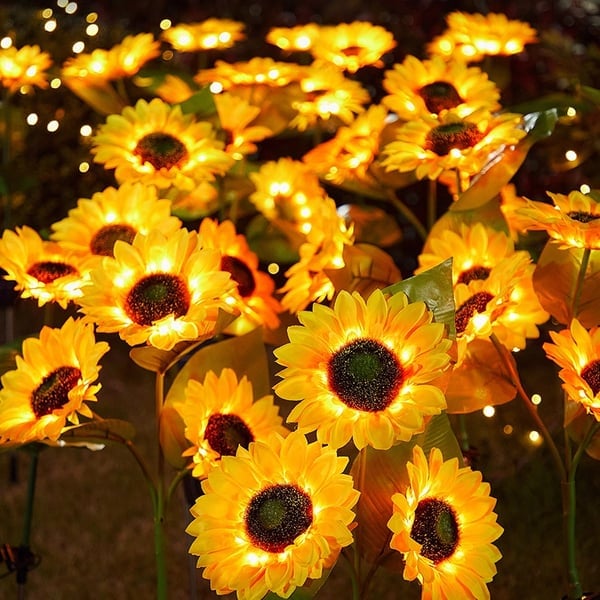 🌻60% RABATT! ☀️ Vattentäta solcellslampor – Realistiska kronblad, IP65 väderbeständiga och automatiskt lysande i 8–12 timmar ☀️🌻