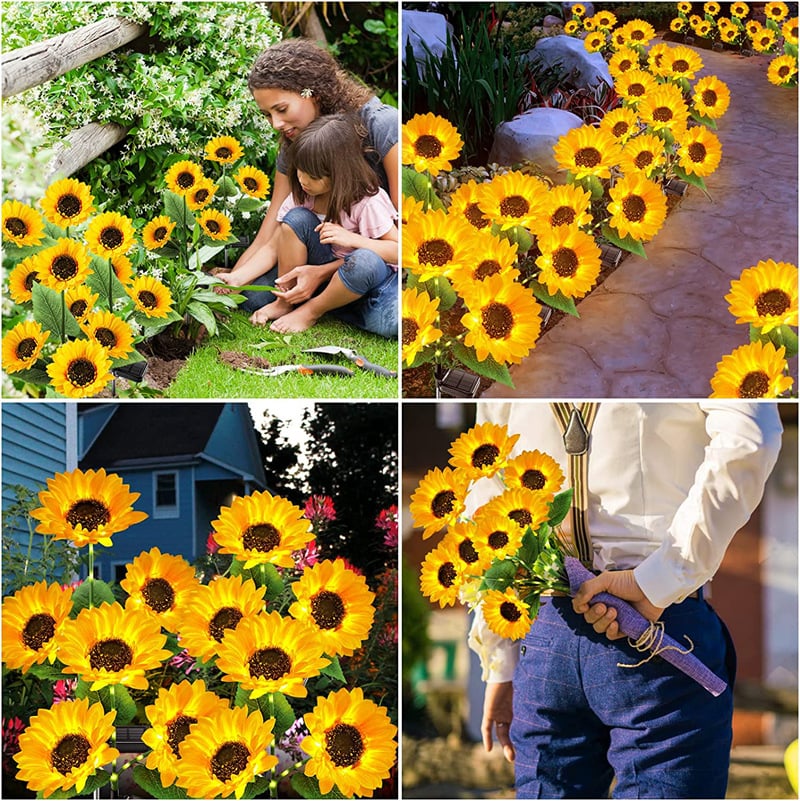 🌻60% RABATT! ☀️ Vattentäta solcellslampor – Realistiska kronblad, IP65 väderbeständiga och automatiskt lysande i 8–12 timmar ☀️🌻
