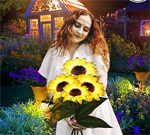 🌻60% RABATT! ☀️ Vattentäta solcellslampor – Realistiska kronblad, IP65 väderbeständiga och automatiskt lysande i 8–12 timmar ☀️🌻