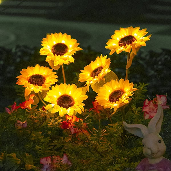 🌻60% RABATT! ☀️ Vattentäta solcellslampor – Realistiska kronblad, IP65 väderbeständiga och automatiskt lysande i 8–12 timmar ☀️🌻