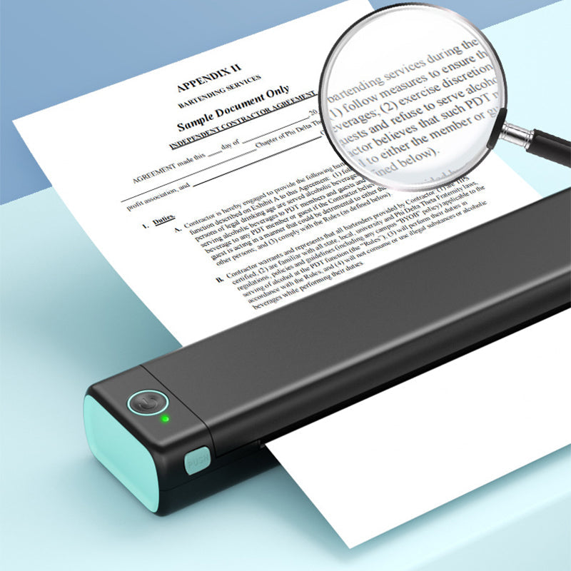 🔈🔈 50% RABATT! 🔥D810 Bärbar Bluetooth-termoskrivare – Perfekt för tatueringsstudior och kontor 🖨️📱