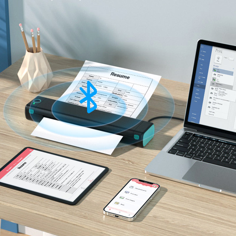 🔈🔈 50% RABATT! 🔥D810 Bärbar Bluetooth-termoskrivare – Perfekt för tatueringsstudior och kontor 🖨️📱
