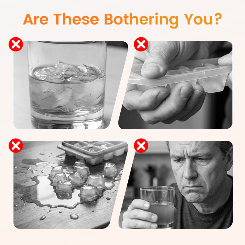 Bigfoot Silicone Ice Cube Mold Tray