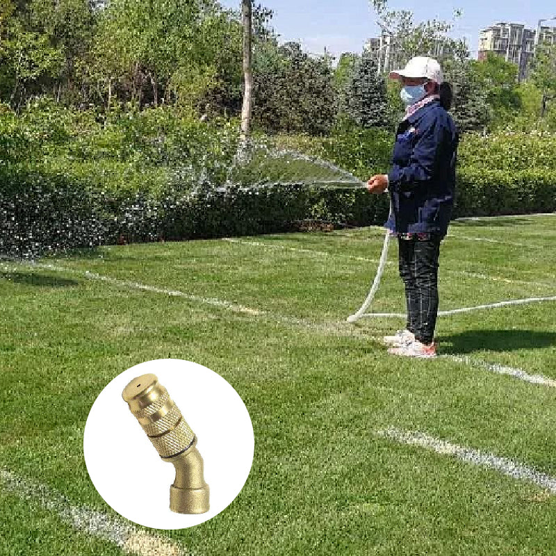 Justerbar sprutmunstycke i mässing – 45° lutning