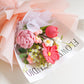 🌸 50% RABATT! 🧶 Handgjord Virkad Blombukett – Evig Skönhet, Romantisk Present & Unik Inredning 💝