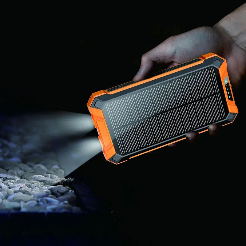 Solar trådlös bärbar kraftbank