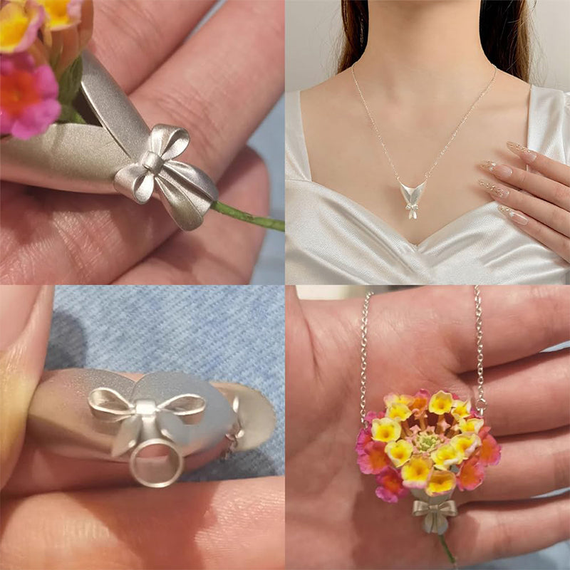 DIY-halsband med bukett