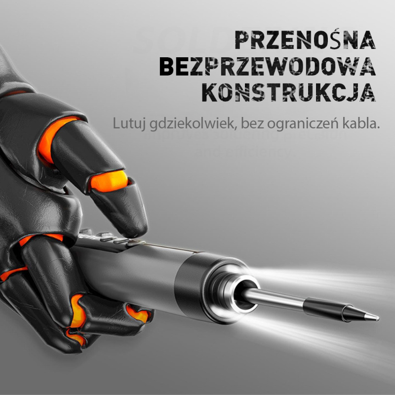 Bärbar, uppladdningsbar USB-lödkolv