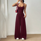 Casual jumpsuit med spaghettiband för damer