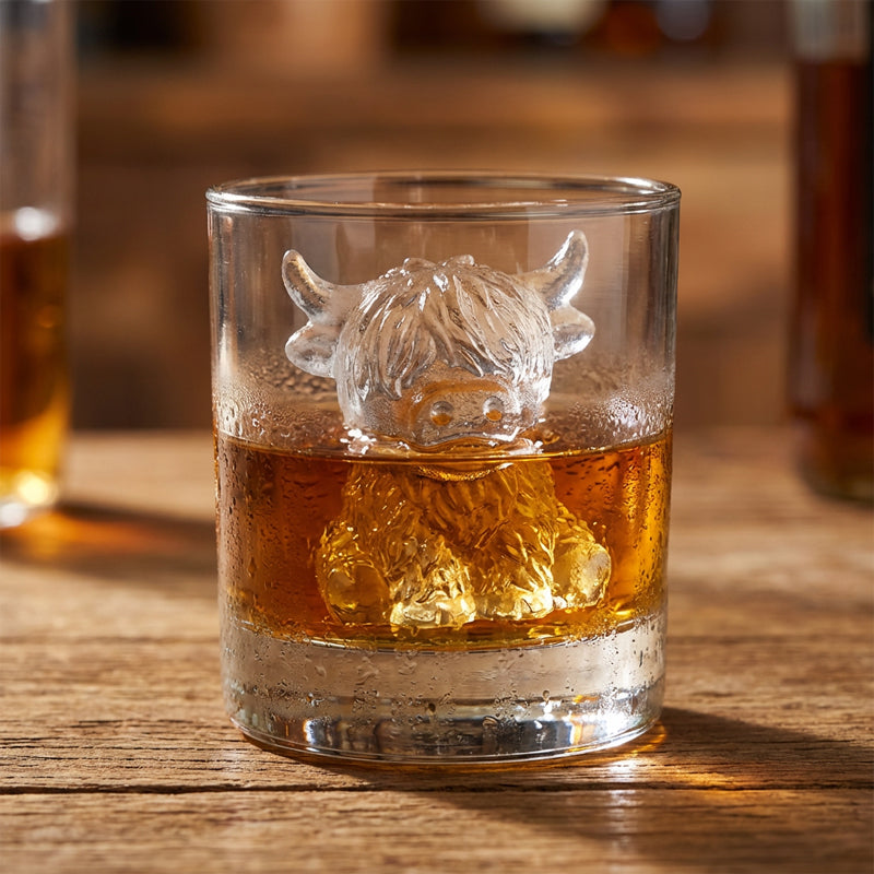 Highland Cow silikonform för isbitar