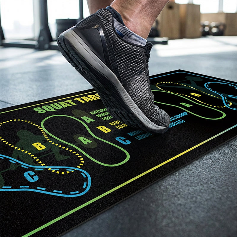 🧘 60% RABATT! 🏋️ Halkfri Matta av Kiselgur för Knäböj – Snabbtorkande, Lätt att Rengöra & Perfekt för Träning 💧