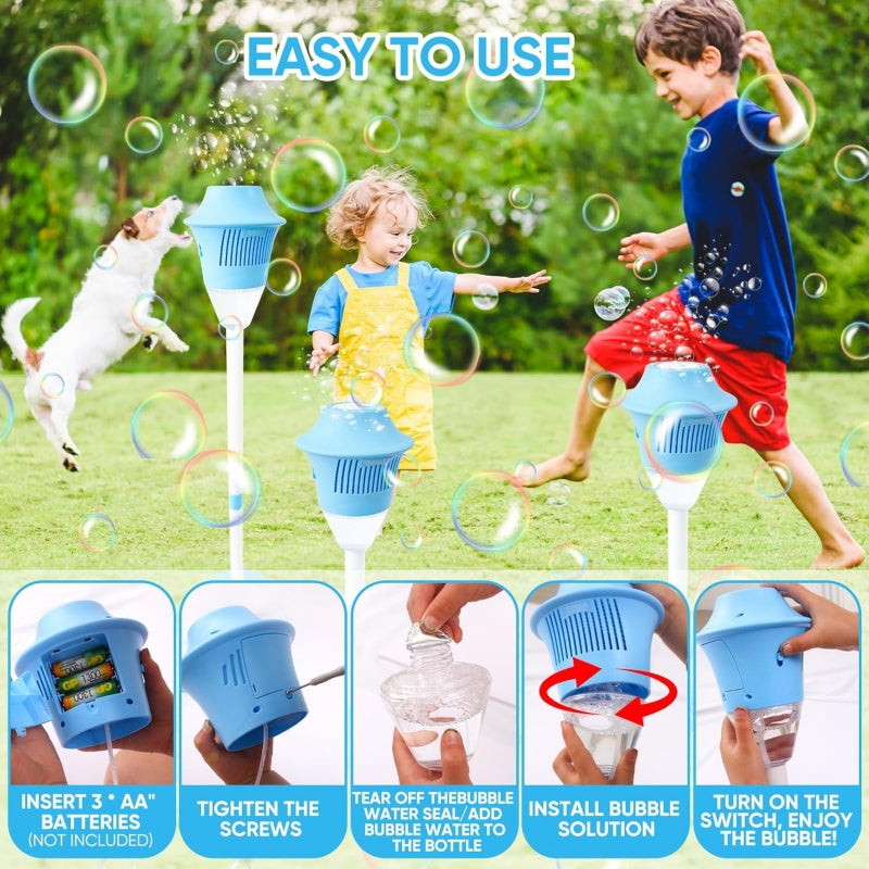 🔥🎁Nyhet 50 % RABATT🔥Bubbelmaskinställ