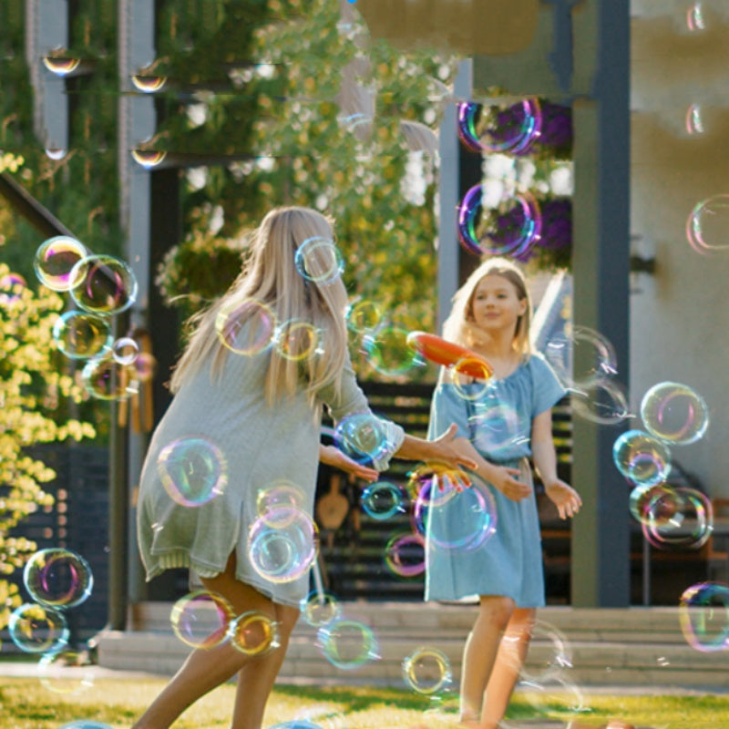 Handhållen bubbelmaskin med flera hål
