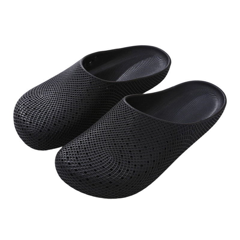 Unisex andningsbara slip-in-tofflor med meshhål