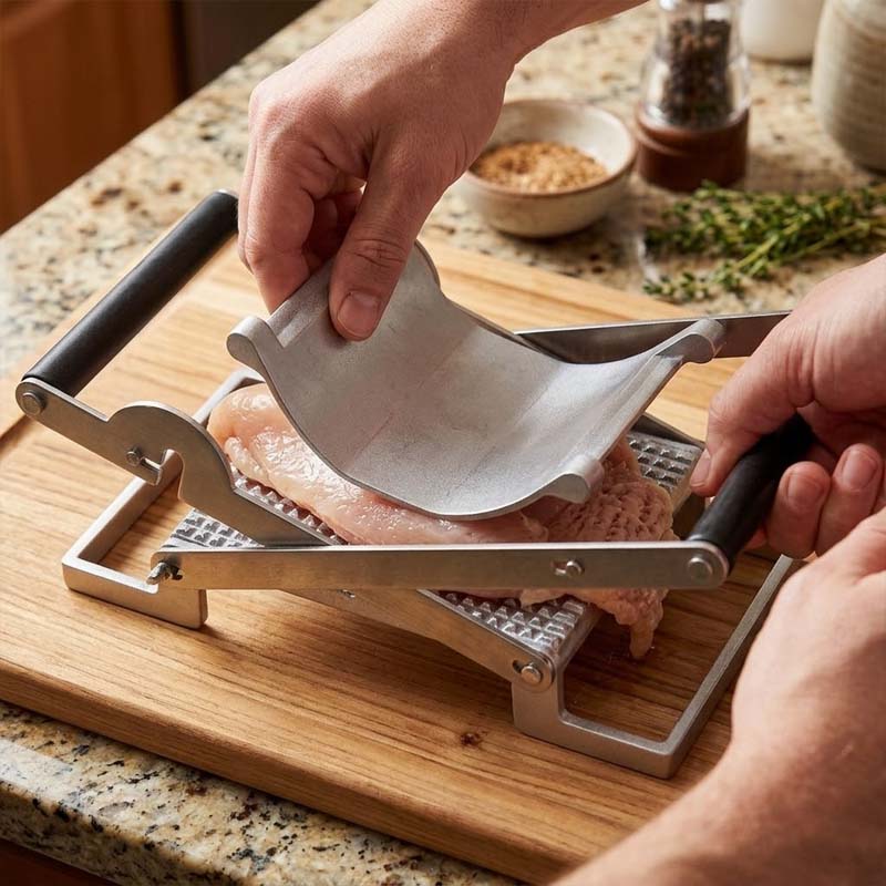 Hållbar och effektiv köttplattare