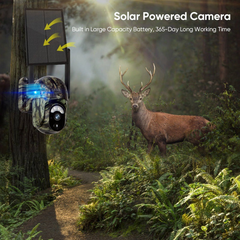 🛠 60 % rabatt + fri frakt 🔥 Trådlös solövervakningskamera 4G LTE CB114S – 2K HD livevisning, 360° täckning, utan Wi-Fi, fjärrstyrning via app, vattentät, rörelsedetektering, nattvision, för utomhusbruk
