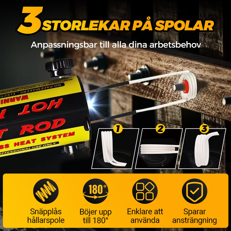 Magnetisk induktionsvärmare sats