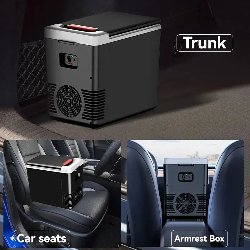 🔥 Fri frakt ⏳ Tidsbegränsad 50 % rabatt ⏰ 2-i-1 bilkyl & värmare – Mini-kylskåp för roadtrips