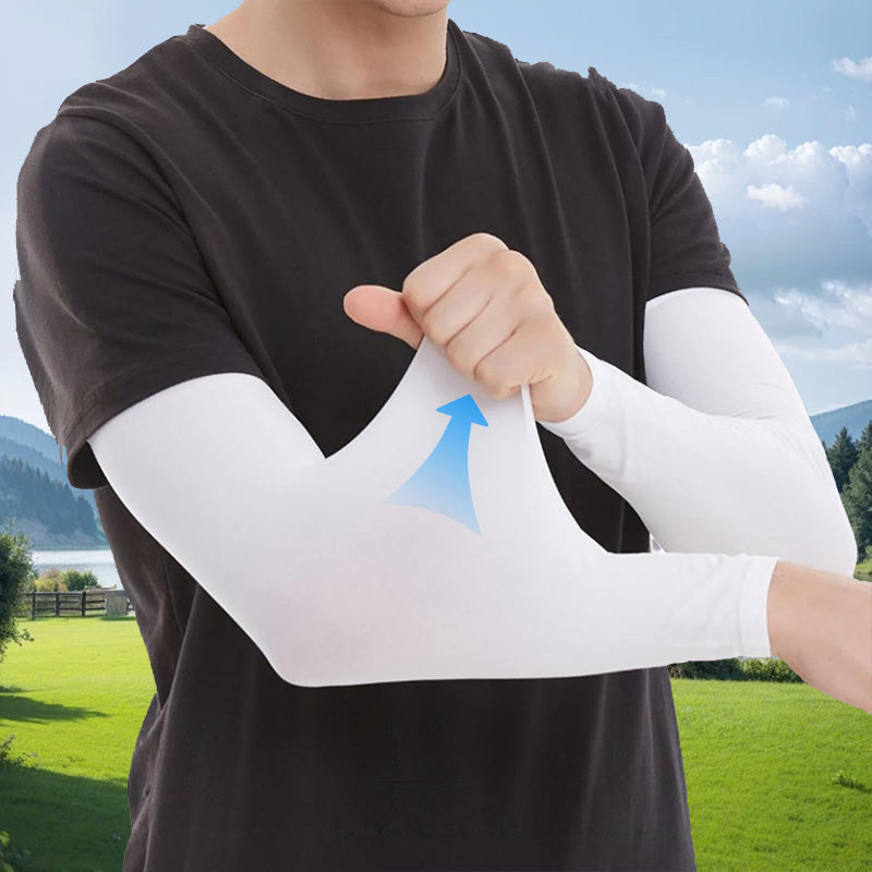 🧤☀️ Sportiga Kylande Kompressionärmar med UV-skydd – Svala, Skyddande & Perfekt För Utomhussport 🏃‍♂️