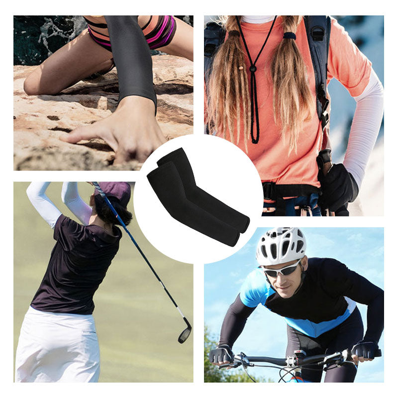 🧤☀️ Sportiga Kylande Kompressionärmar med UV-skydd – Svala, Skyddande & Perfekt För Utomhussport 🏃‍♂️